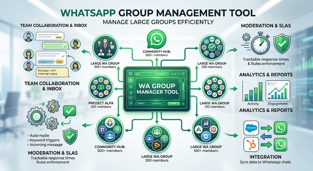 WhatsApp Group Management Tool: How to Manage Large WhatsApp Groups Efficiently